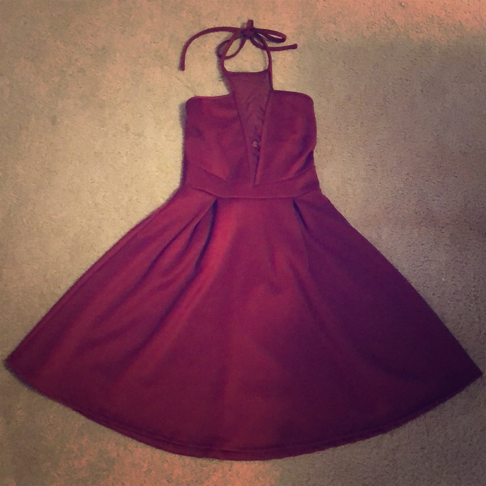 Maroon dress